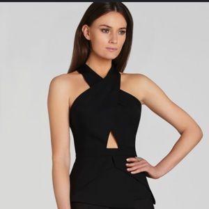 BCBG MaxAzria Sexy Black cutout dress